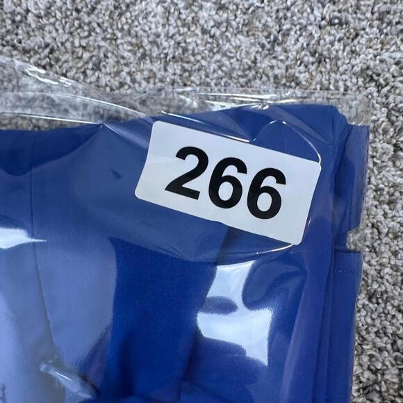 Suzi‎ Chin for maggy boutique Dress Womens 12 Royal Blue Cap Sleeves - Picture 9 of 9